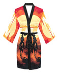 Cowboy Desert Sunset Women's Lounge Kimono Robe