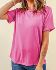 Plain Crew Neck Tee