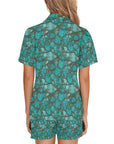 All Turquoise Women's Pajama Set