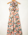 Clementine Floral Print Ruffled Maxi Dress