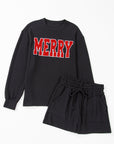 MERRY Corded Top and Shorts Set