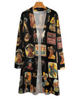 Vintage Cowboy Collage Western Lightweight Cardigan