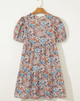Aliana Bohemian Floral Mini Dress
