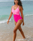 Nina Ric Rac Trim One Piece Swimsuit