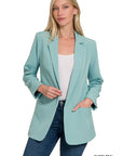 The Ft. Worth Blazer - Dusty Teal