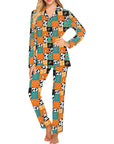 Western Patchwork Women's Western Pajama Set