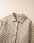 Celeste Quilted Puffer Buttoned Shacket