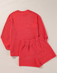 MERRY Corded Top and Shorts Set