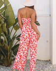 Mira Floral Wide Leg Jumpsuit