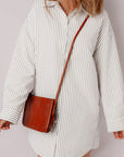 Selena Long Sleeve Button Up Shirt Dress