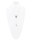 Begondor Green Turquoise Sterling Y Necklace