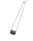Belt Buckle Initial Necklace