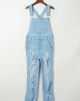 Sophia Constructed Bib Distressed Overalls