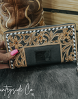 Bridle Belle Tooled Leather Wallet