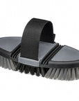 Black Tough1 Tack Horse Grooming Great Grips Flex Finishing Brush