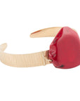 Blazing Red Howlite Cuff Bracelet