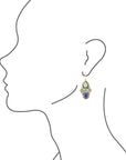 Blue Hues Multi Stone Earring