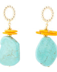Bogota Turquoise Post Earrings
