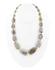 Bold Labradorite Statement Necklace