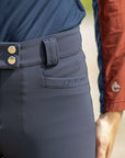 Juliette High Compression Breeches in Steel Blue - Premium