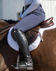 Juliette High Compression Breeches in Steel Blue - Premium