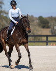 Juliette High Compression Breeches in Steel Blue - Premium