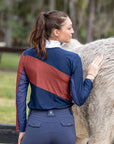 Juliette High Compression Breeches in Steel Blue - Premium