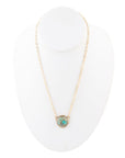 Bronze Infused Turquoise Necklace