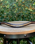 Halter Ego® Crystal Patent Browband - Caramel Honey