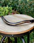 Halter Ego® Crystal Patent Browband - Caramel Honey