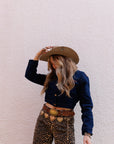 The Hattie Heart Belt in Gold