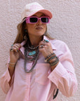 The Alice Button Up in Pink