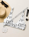 Yeehaw Bullhead Cactus Bikini Top