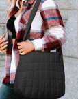 Kylie Quilted Zipper Tote Bag