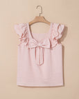 Katelyn Textured Bow Knot Blouse