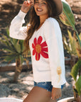 Mabel Flower Sweater