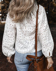 Paige Eyelet Embroidered Puff Sleeve Blouse