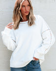 Jordyn Rainbow Pullover Sweatshirt