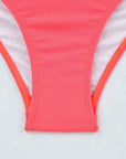 Aleena Scalloped Criss Cross High Waist Bikini