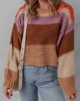 Lydia Cropped Knitted Sweater