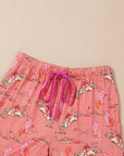 Western Cowgirl Top & Shorts Pajama Set
