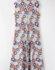 Kylee Floral Sleeveless Buttoned Wide Leg Jumpsuit