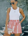 Murphy Tie Dye Drawstring Casual Shorts