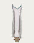 C4084 - WOMEN'S LUMINESCENT EMBROIDERY AND PINK STARS WITH LAMB FRINGE WHITE SNIP TOE COWBOY BOOT