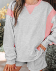Colorblock Top and Shorts Set