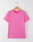 Plain Crew Neck Tee
