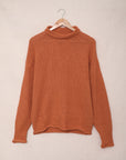 Amelia Sleeve Turtleneck Sweater Long Sleeve Top
