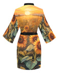 Sunflower Field Women's Lounge Kimono Robe