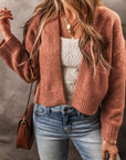 Athena Open Front Cropped Cardigan