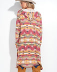 Aztec Hooded Cardigan Made in America